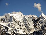 14 Nilgiri Central and Nilgiri South With Annapurna Northwest Face Behind From The Snowy Trail As It Nears Kalopani Around Dhaulagiri